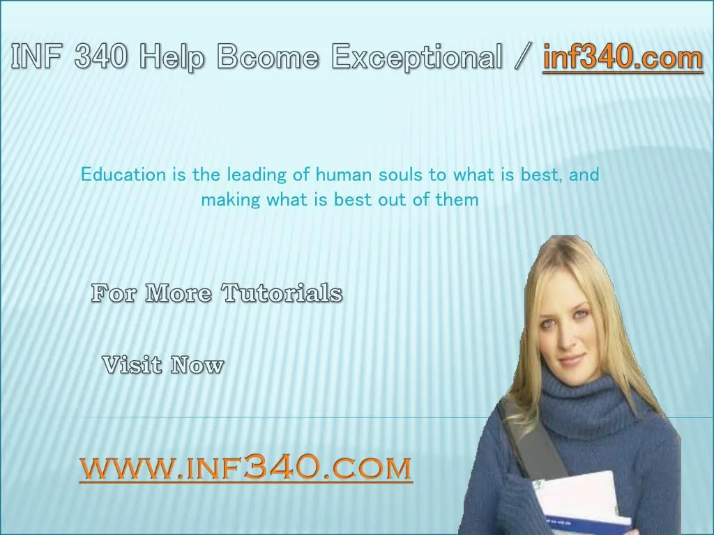 inf 340 help bcome exceptional inf340 com