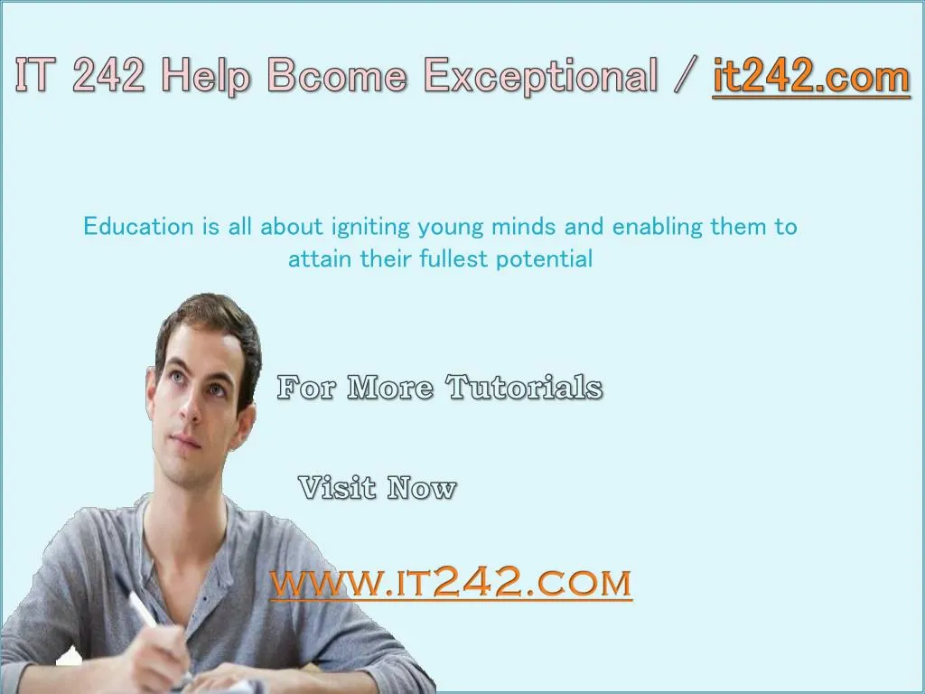 it 242 help bcome exceptional it242 com