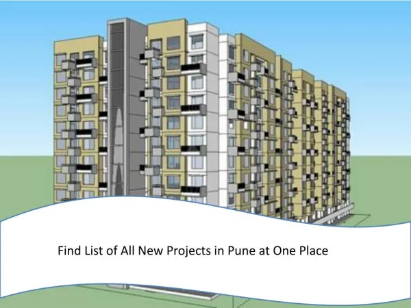 Find List of All New Projects in Pune at One Place