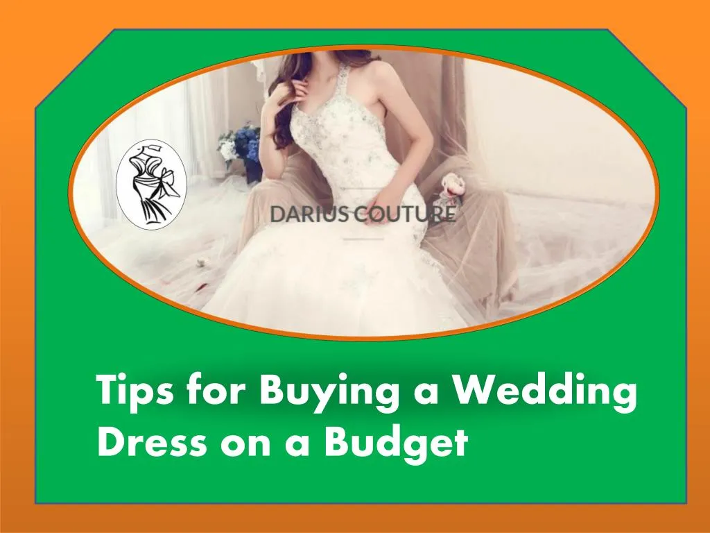 tips for buying a wedding dress on a budget