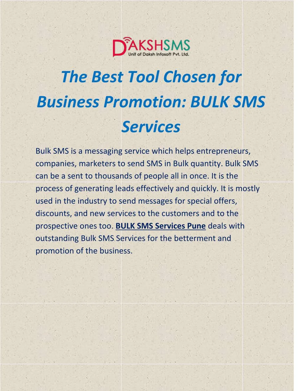 the best tool chosen for business promotion bulk