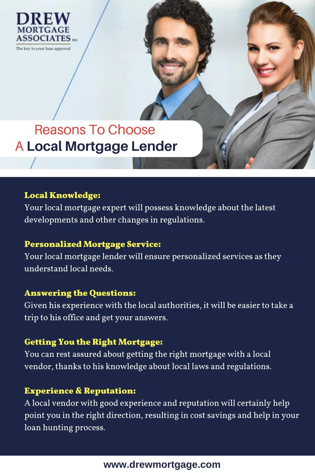 reasons to choose a local mortgage lender
