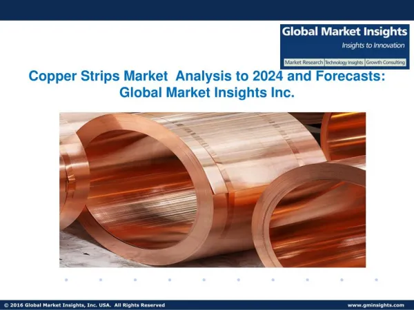 Copper Strips Market Share, Growth, Analysis, Statistics, Trends, Forecast Report, 2024