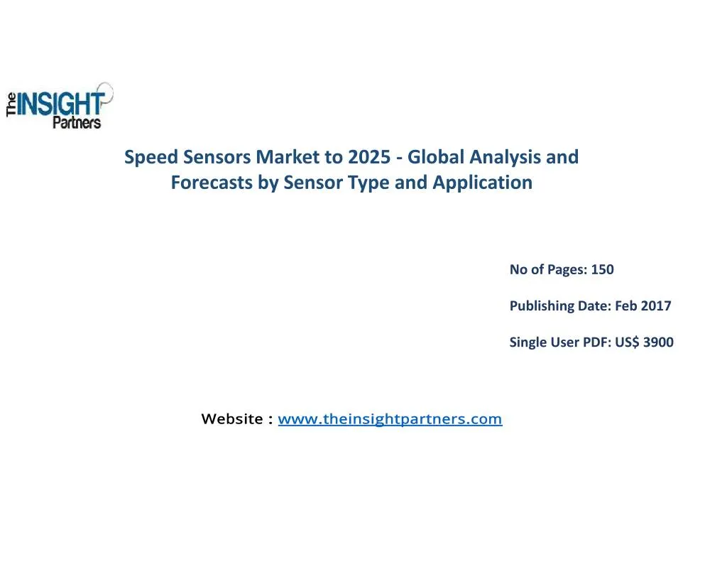 speed sensors market to 2025 global analysis