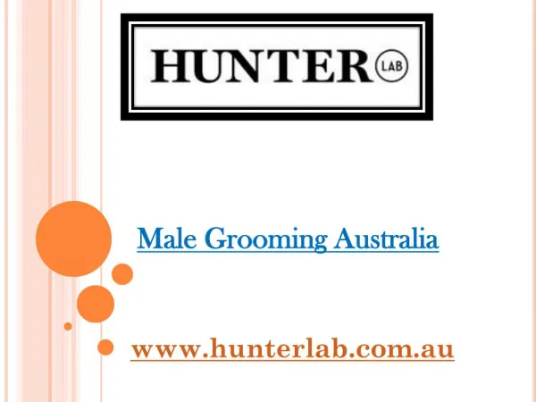 Male Grooming Australia - hunterlab.com.au