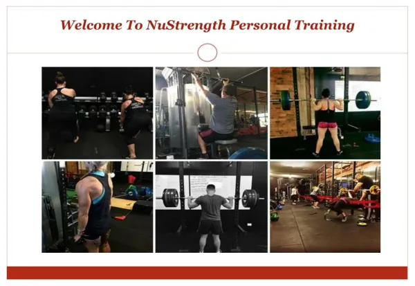 welcome to nustrength personal training