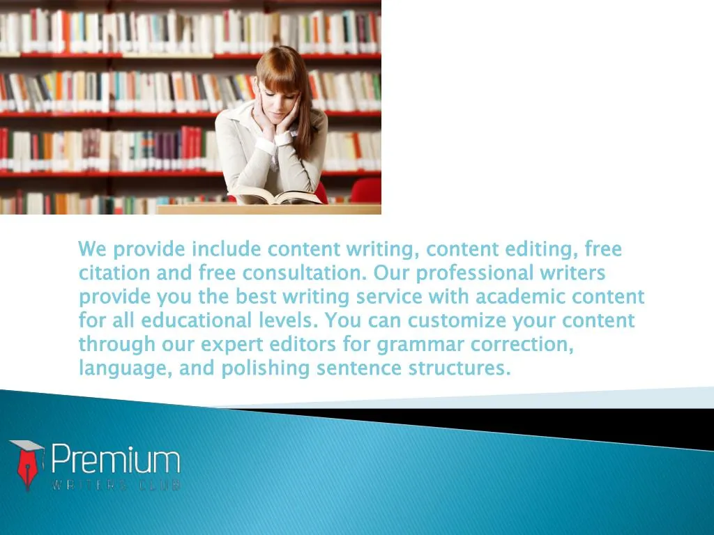 we provide include content writing content
