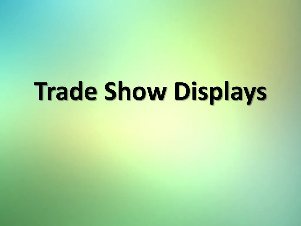 trade show displays