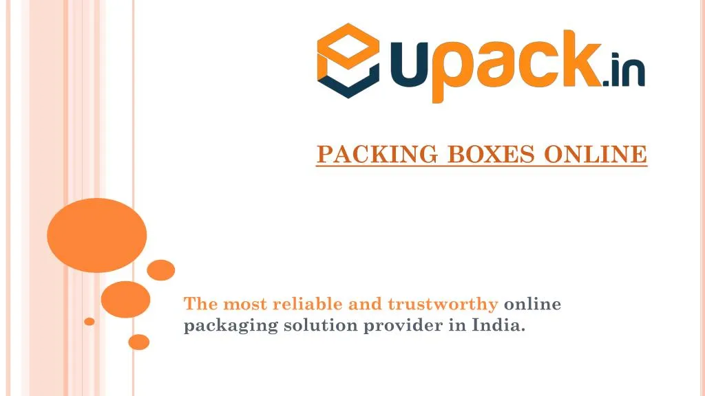packing boxes online