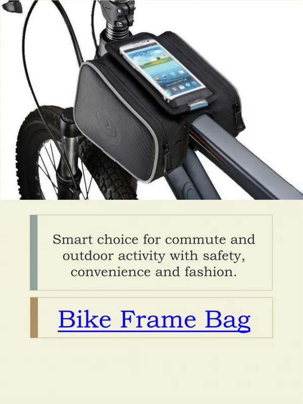 Bicycle Top Tube Bag