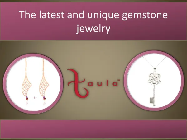 The best semi- precious Gemstone jewelry