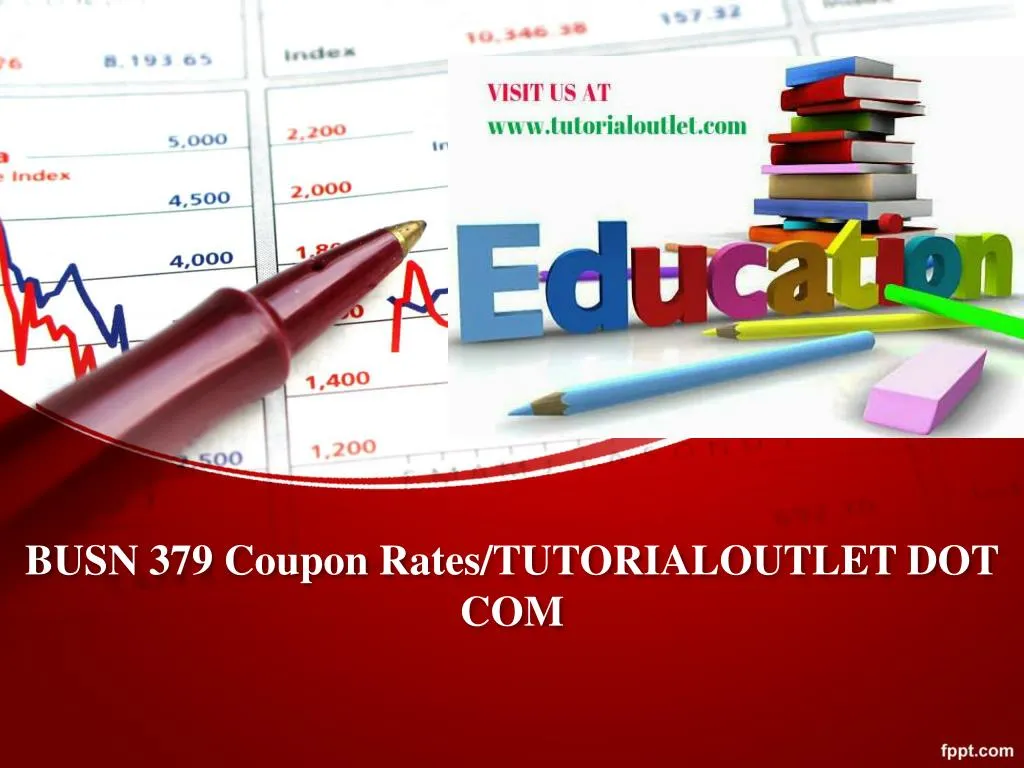 busn 379 coupon rates tutorialoutlet dot com