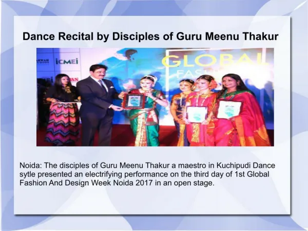 Dance Recital by Disciples of Guru Meenu Thakur