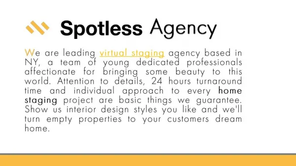 Virtual Staging by Spotless Agency