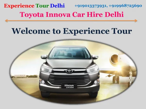 Toyota Innova Hire in Delhi