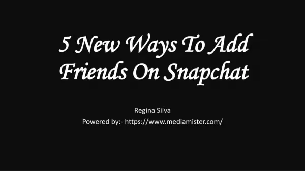 5 New Ways To Add Friends On Snapchat