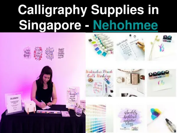 Calligraphy Supplies in Singapore