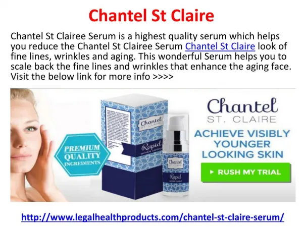 Chantel St Claire Reviews, Price and Free Trial