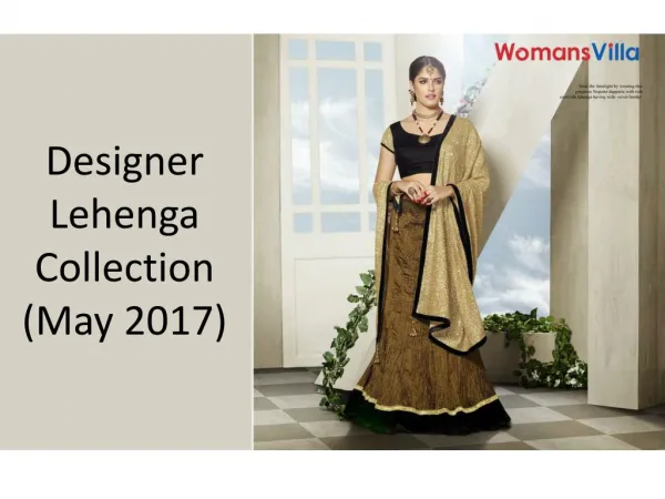 Designer lehenga Choli Collection Online from Womansvilla