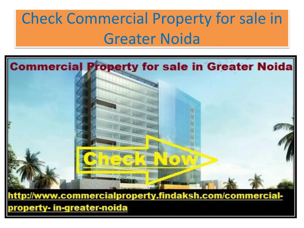 check commercial property for sale in greater noida