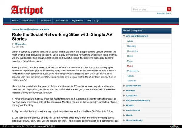 Social Networking Websites in India