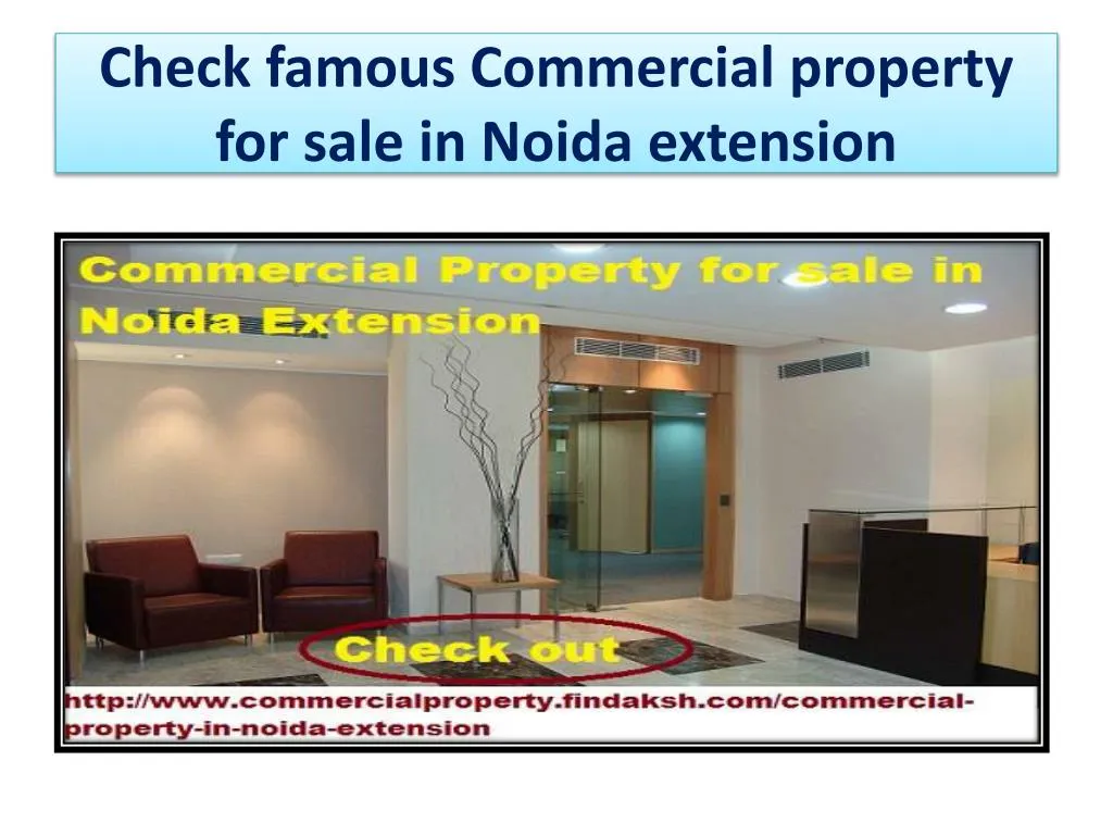 check famous commercial property for sale in noida extension
