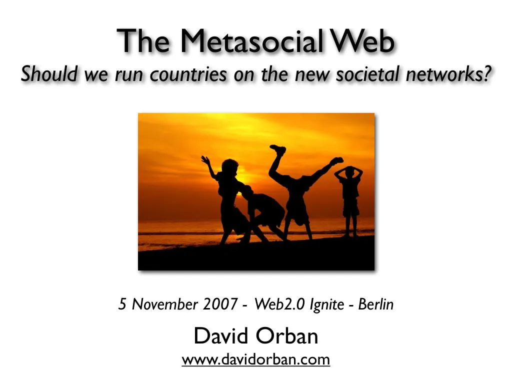 the metasocial web should we run countries