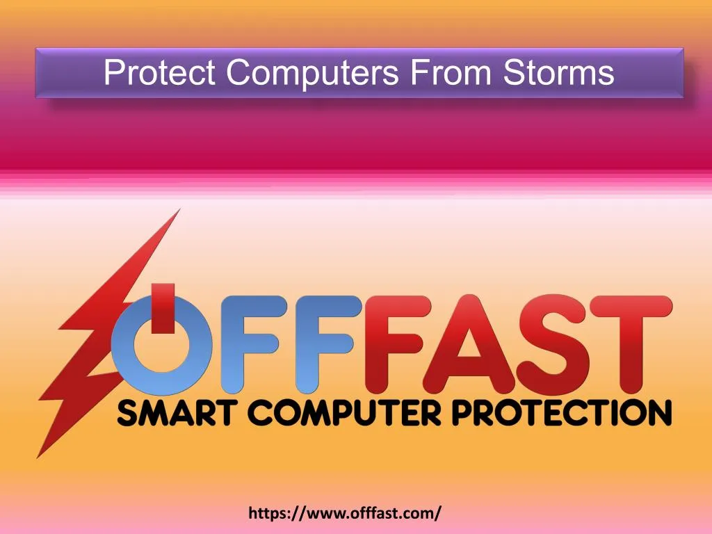 protect computers from storms