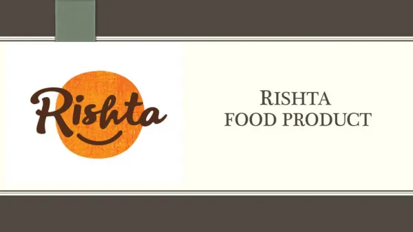 Rishta Food Product