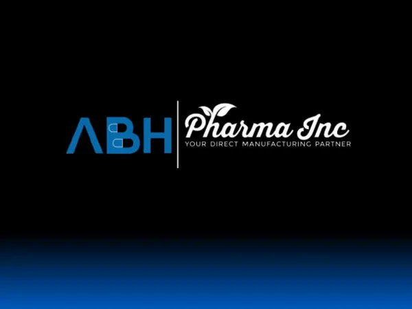 Vitamin Supplement Manufacturer with ABH Pharma