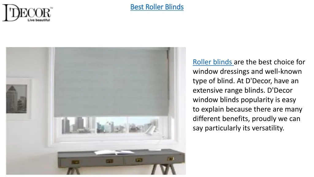 best roller blinds