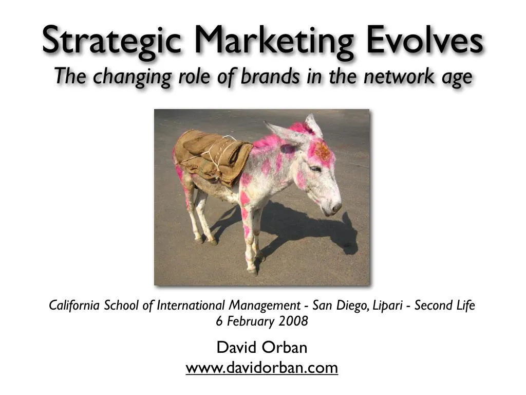 strategic marketing evolves the changing role