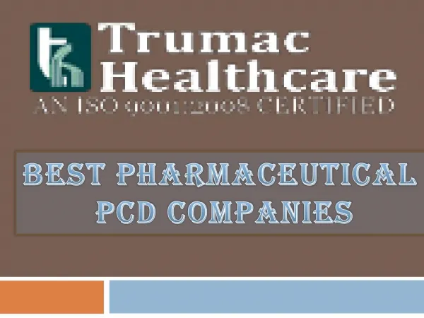 Best Healthcare Services of PCD Pharma Company