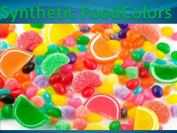 Synthetic Food Colors Suppliers