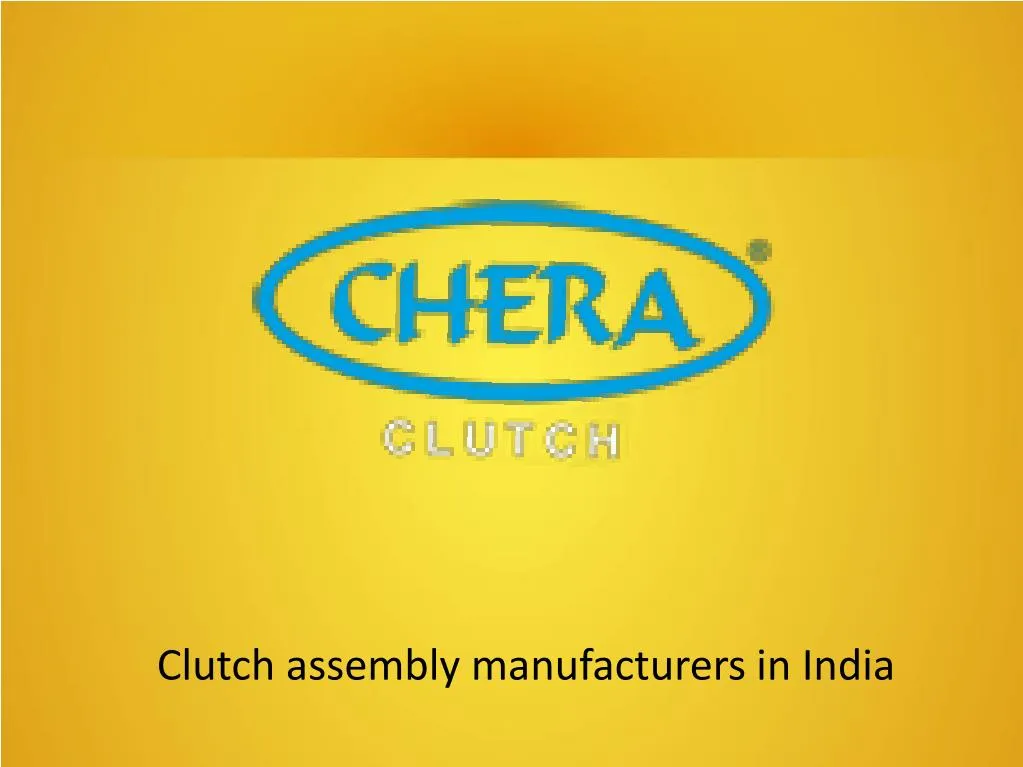 clutch assembly manufacturers in india