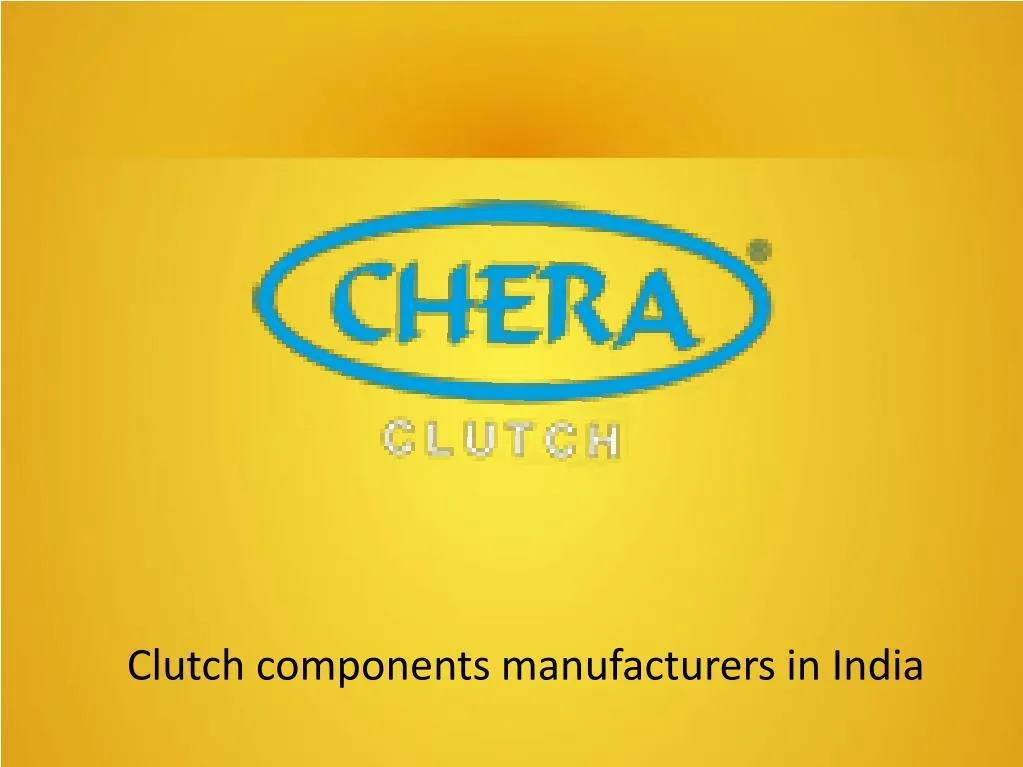 clutch components manufacturers in india