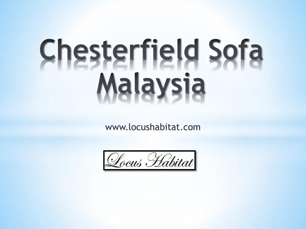 chesterfield sofa malaysia