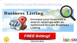 Free business listing site in California | business listing California
