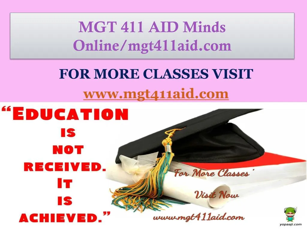 mgt 411 aid minds online mgt411aid com