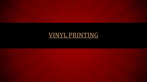 Four Vinyl Printing Uses for Individuals and Businesses