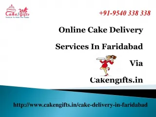 Online cake delivery services