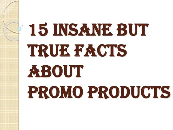 Promotional Products - Best Way to Promote Your Business