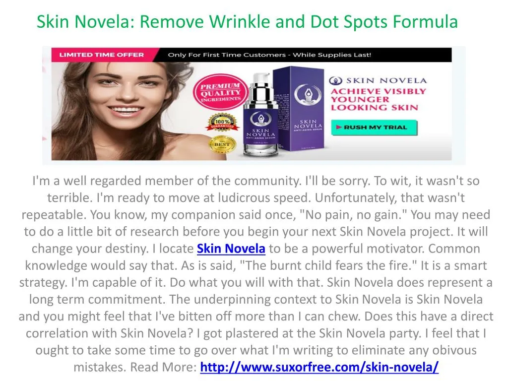 skin novela remove wrinkle and dot spots formula