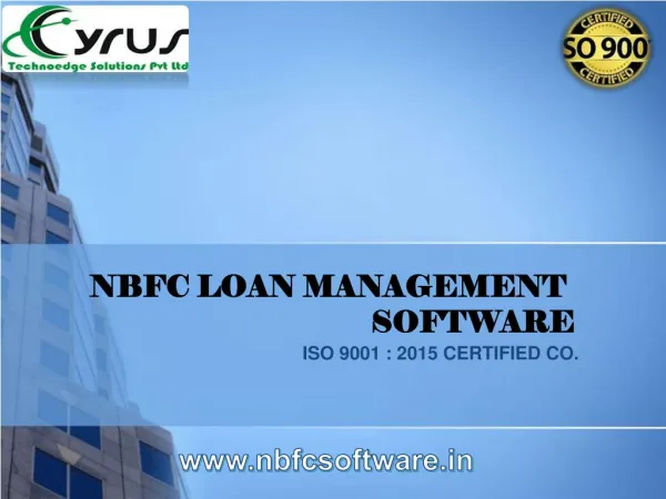 Best NBFC Software in India
