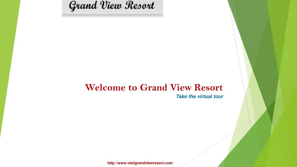 welcome to grand view resort take the virtual tour