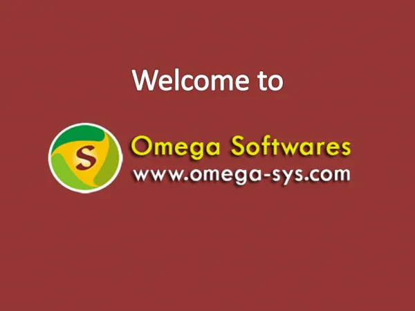 ERP Software development - Omega Softwares