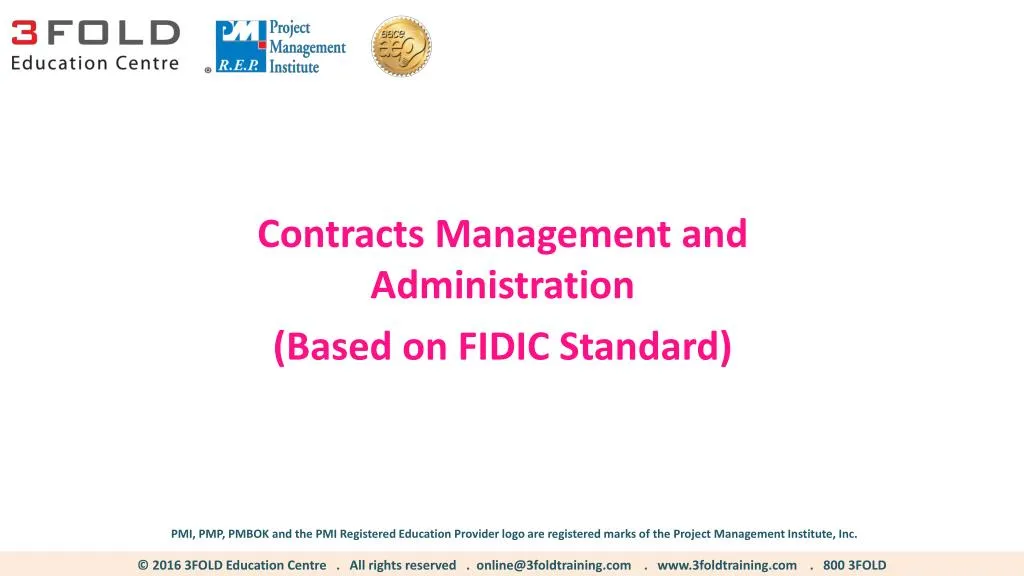 contracts management and administration based