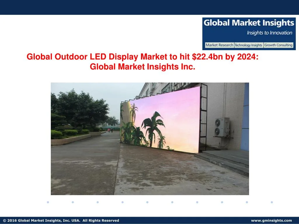 global outdoor led display market