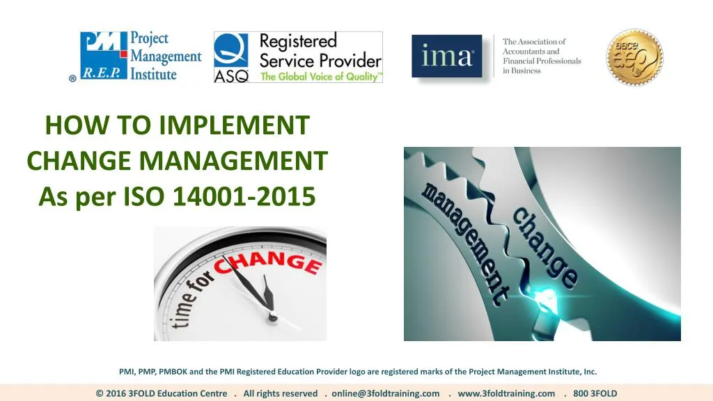 how to implement change management