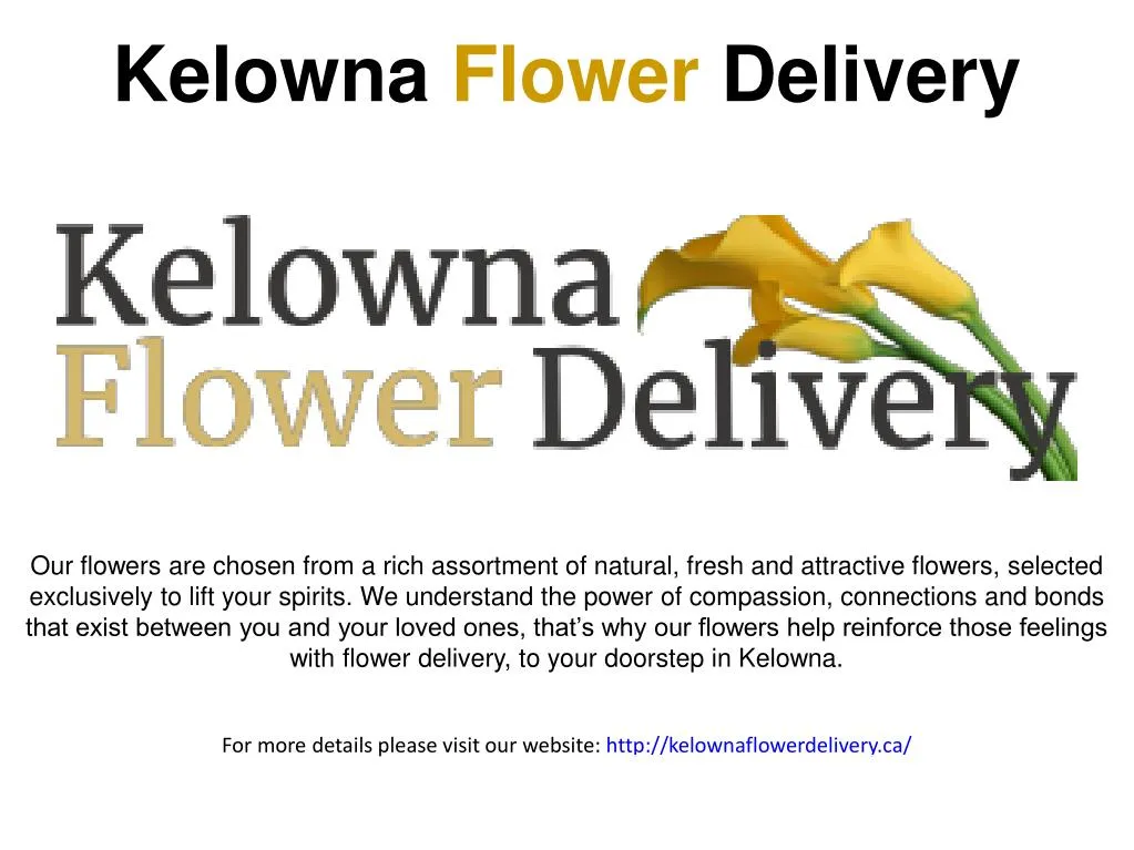 kelowna flower delivery